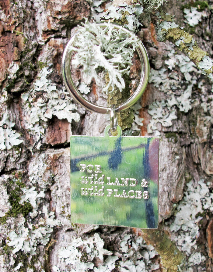 John Muir Trust Logo Enamel Keyring