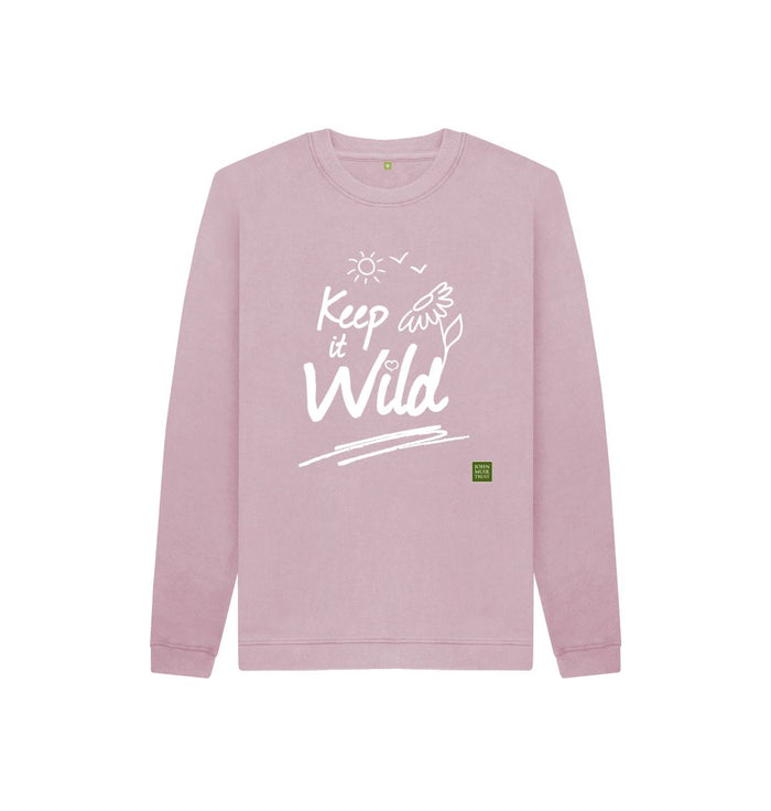 Mauve Keep it Wild Kid's Jumper - Sun