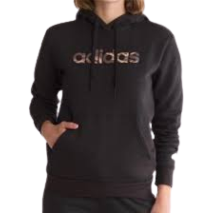 Adidas Women's Badge Of Sport Leo Hoodie Black - IW0529