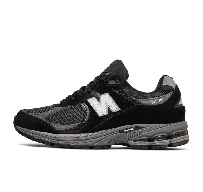 New Balance 2002R "Black Dark Grey White"