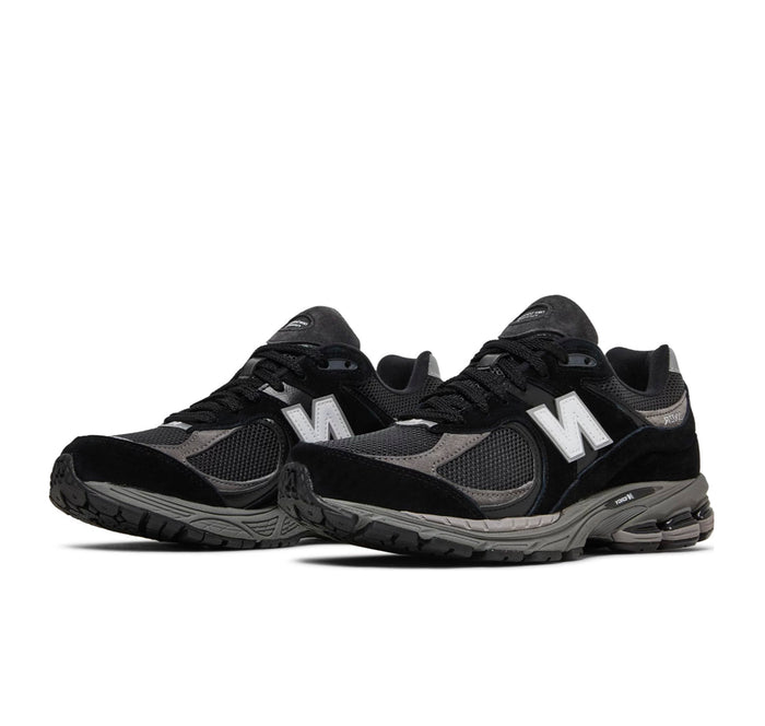 New Balance 2002R "Black Dark Grey White"