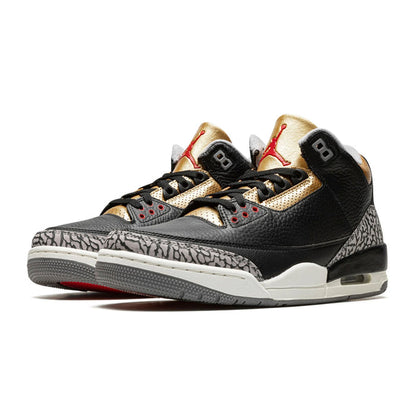 Jordan 3 Retro "Black Cement Gold"