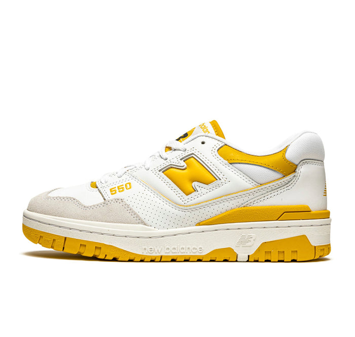 New Balance 550 Sea Salt Varsity Gold