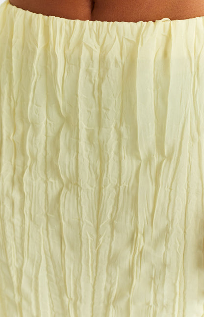 The Moment Yellow Maxi Skirt