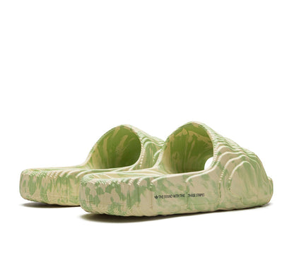 Adidas Adilette 22 Slides "Magic Lime St Desert Sand"