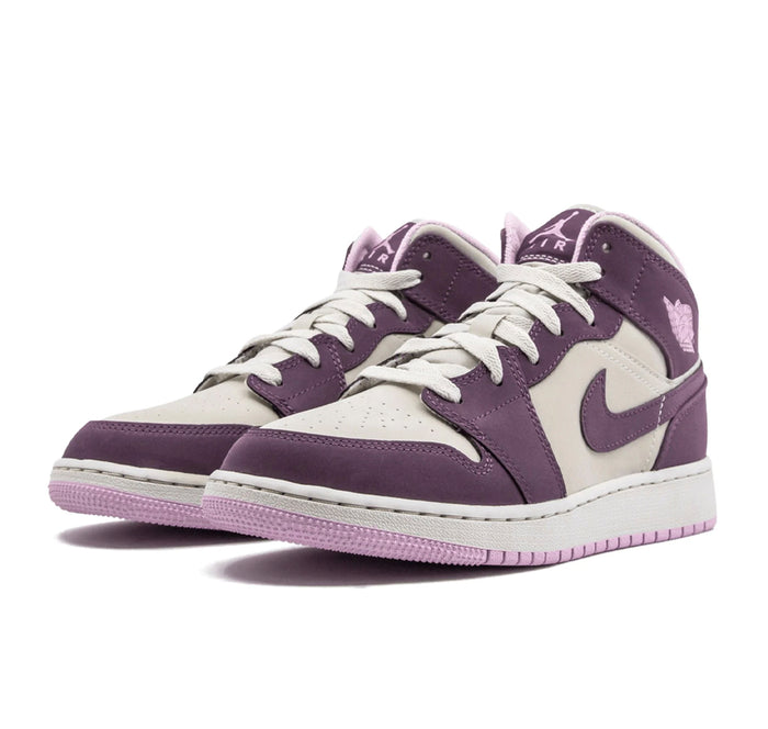 Air Jordan 1 Mid "Pro Purple Desert Sand"