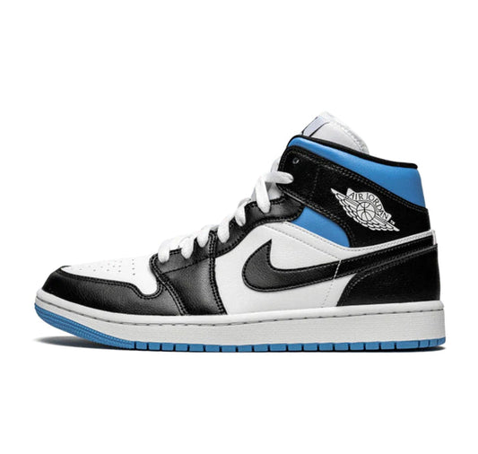 Air Jordan 1 Mid University Black White