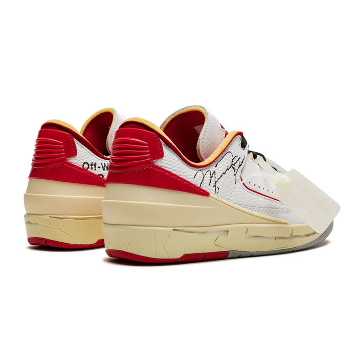 Air Jordan 2 Retro Low "Off-White White Red"