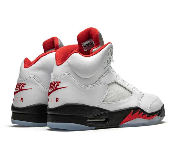 Air Jordan 5 Retro "Fire Red Silver Tongue"