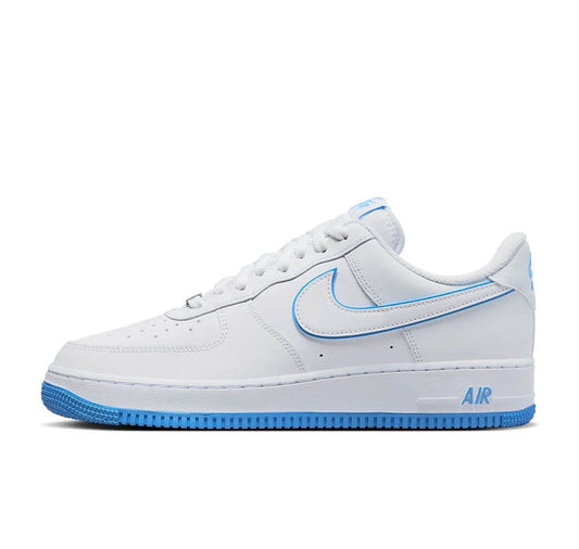 Nike Air Force 1 '07 Low White University Blue Sole