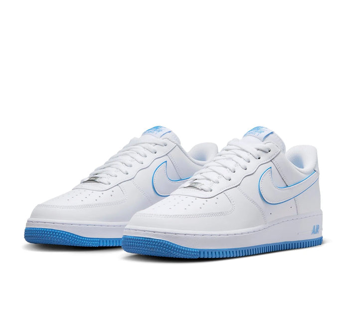 Nike Air Force 1 '07 Low White University Blue Sole