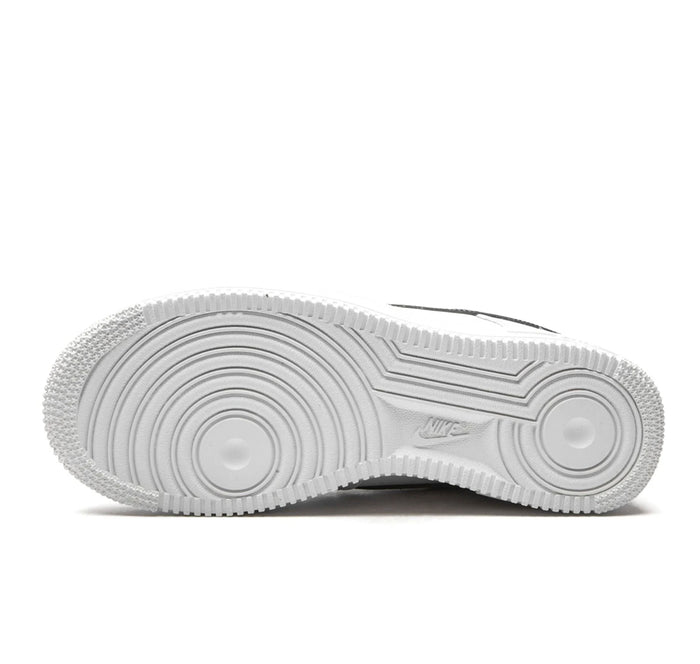 Nike Air Force 1 Low 07 Essential White Black Gold Mini Swoosh