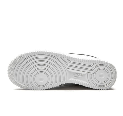 Nike Air Force 1 Low 07 Essential White Black Gold Mini Swoosh