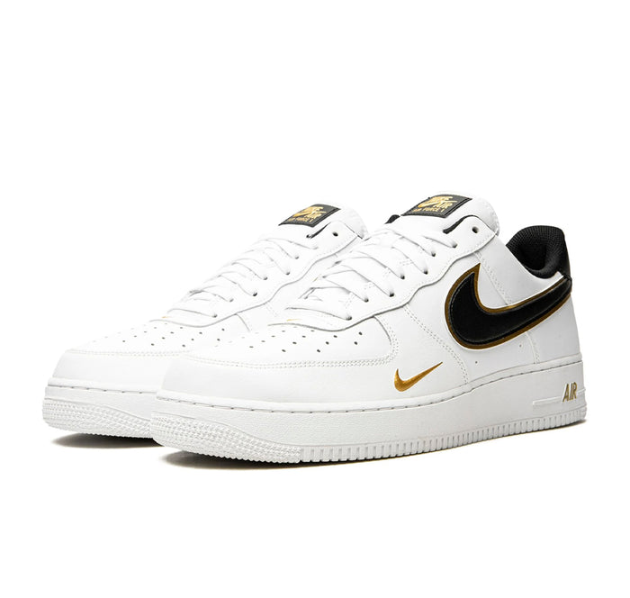 Nike Air Force 1 Low '07 LV8 "Double Swoosh White Metallic Gold"