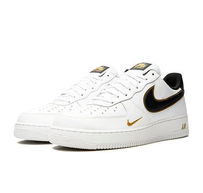 Nike Air Force 1 Low '07 LV8 "Double Swoosh White Metallic Gold"