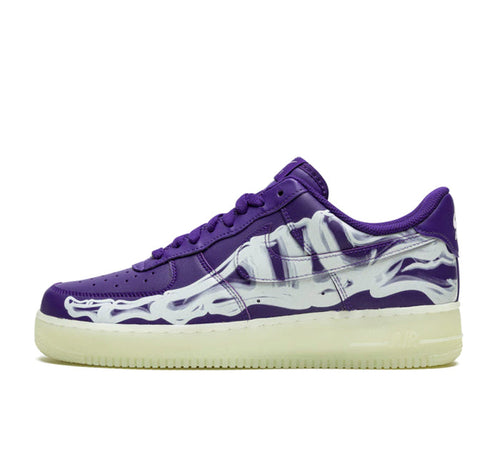 Nike Air Force 1 Low '07 Purple Skeleton Halloween