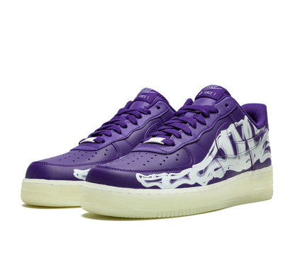 Nike Air Force 1 Low '07 Purple Skeleton Halloween