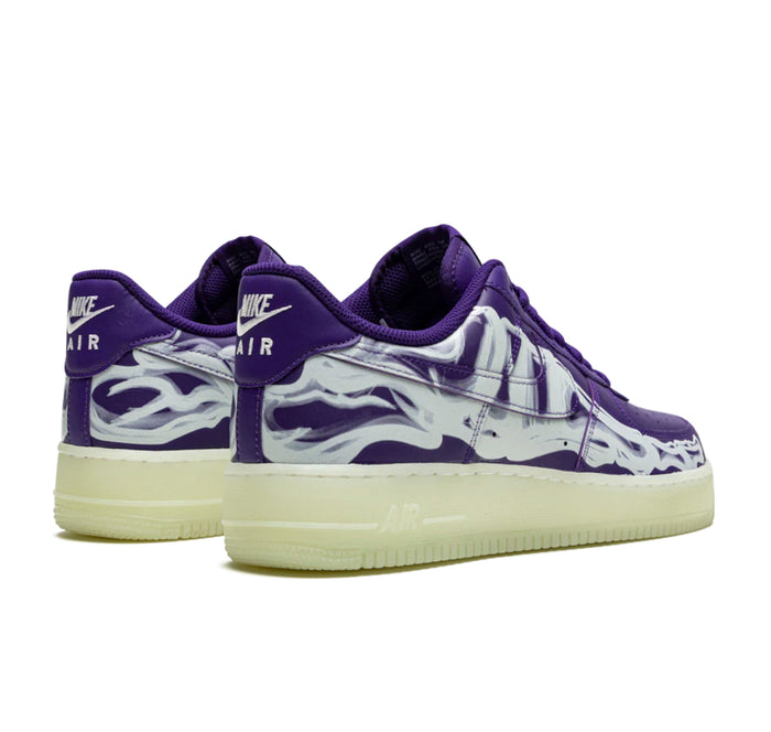 Nike Air Force 1 Low '07 Purple Skeleton Halloween