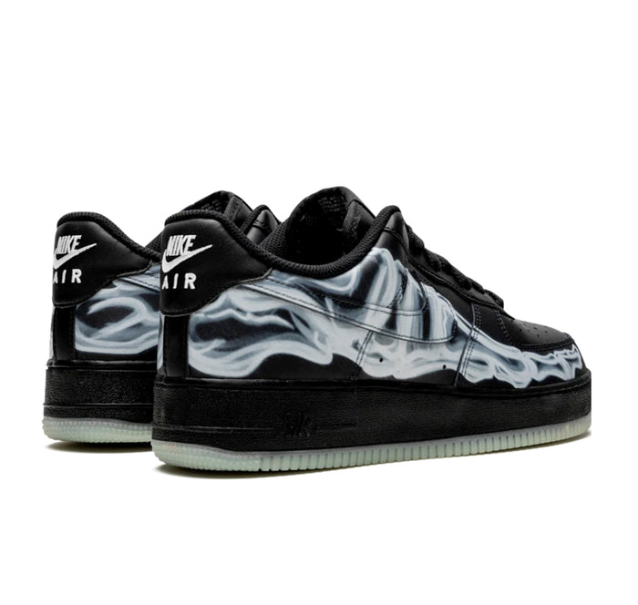 Nike Air Force 1 Low Black Skeleton Halloween