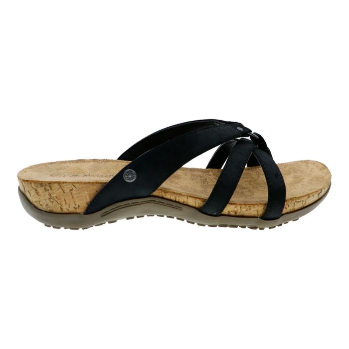 Bearpaw Women’s Fawn Slide Sandals – Black II 011 - 2609W
