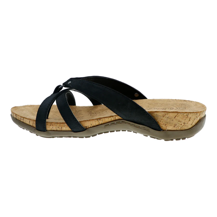 Bearpaw Women’s Fawn Slide Sandals – Black II 011 - 2609W