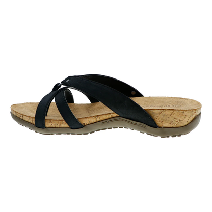 Bearpaw Women’s Fawn Slide Sandals – Black II 011 - 2609W