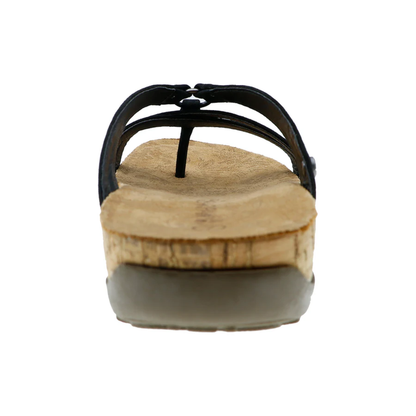 Bearpaw Women’s Fawn Slide Sandals – Black II 011 - 2609W