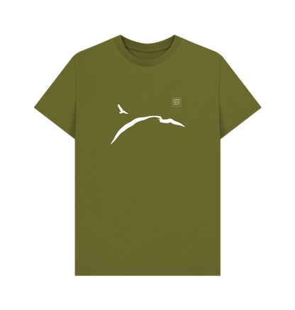 Moss Green Printed T-shirt Front