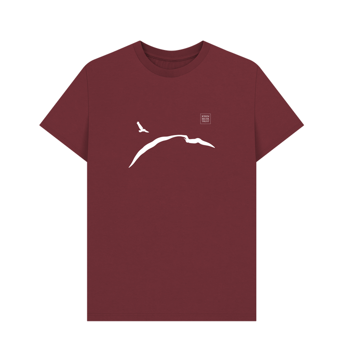 Red Wine Printed T-shirt Front