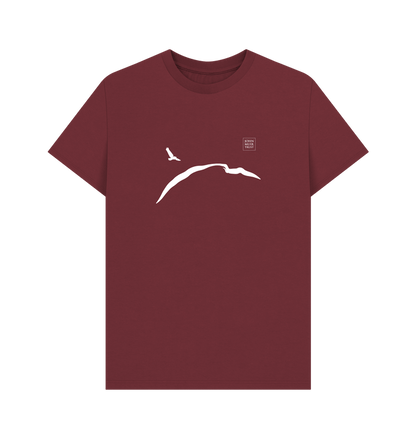 Red Wine Printed T-shirt Front
