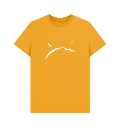 Mustard Printed T-shirt Front