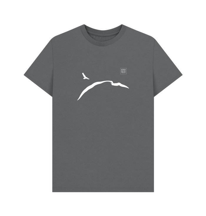 Slate Grey Printed T-shirt Front
