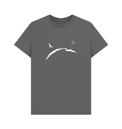 Slate Grey Printed T-shirt Front