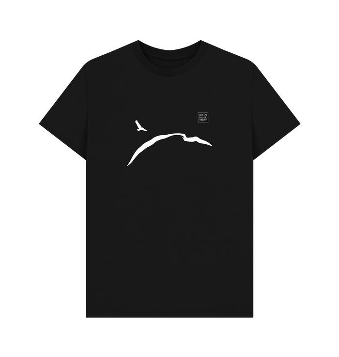 Black Printed T-shirt Front