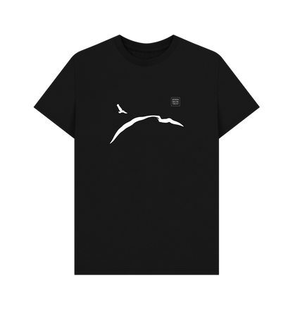 Black Printed T-shirt Front