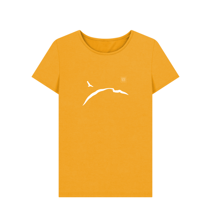 Mustard Printed T-shirt Front