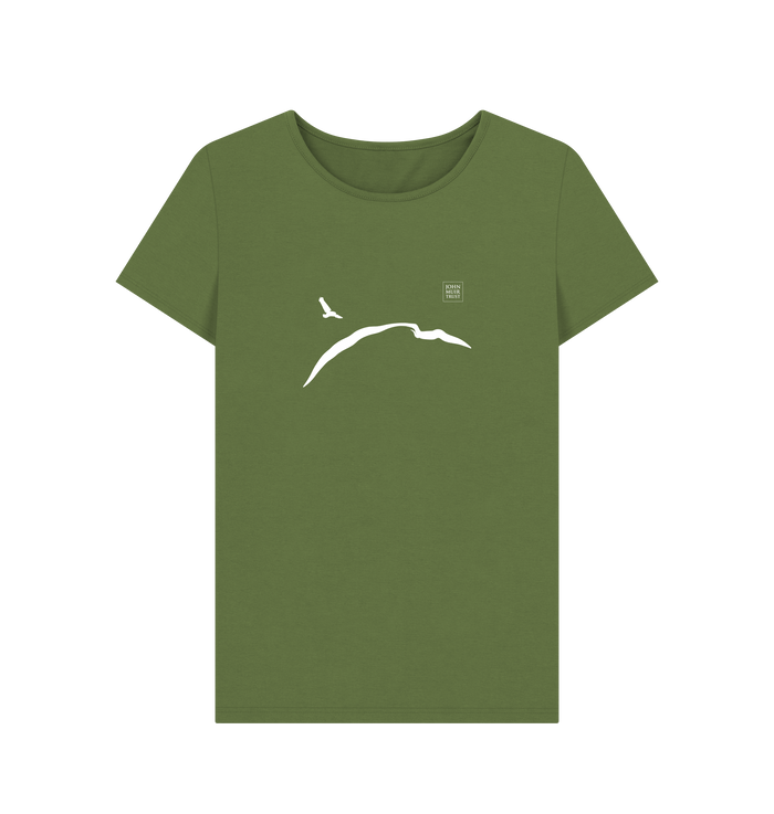 Khaki Printed T-shirt Front