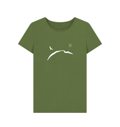 Khaki Printed T-shirt Front