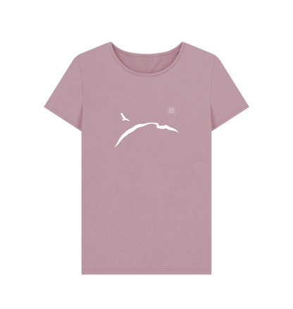 Mauve Printed T-shirt Front