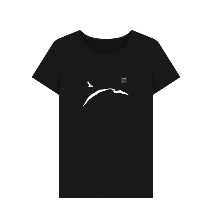 Black Printed T-shirt Front