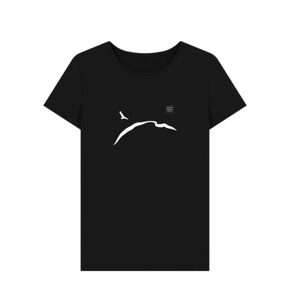 Black Printed T-shirt Front