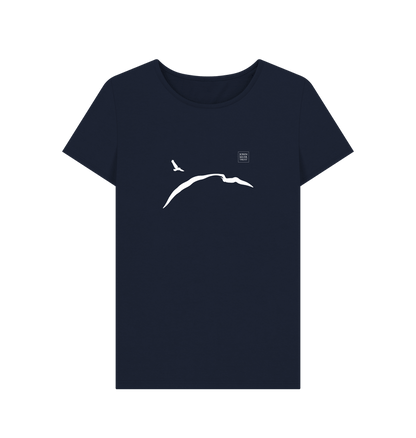 Navy Blue Printed T-shirt Front