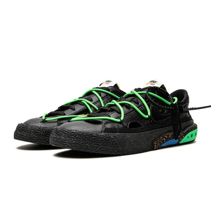 Nike Blazer Low Off-White "Black Electro Green"