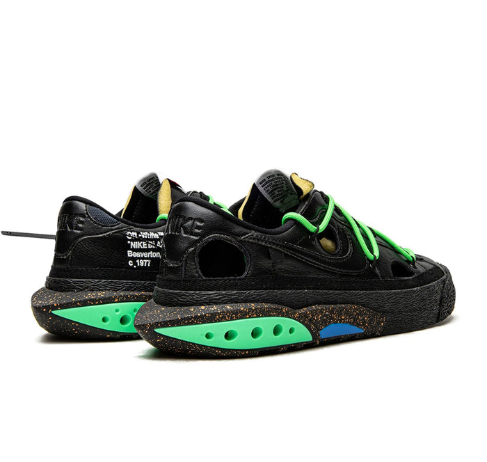 Nike Blazer Low Off-White "Black Electro Green"