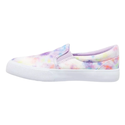 Cat & Jack Big Kids’ Sariah Slip-On Sneakers Purple Multicolor Tie-Dye