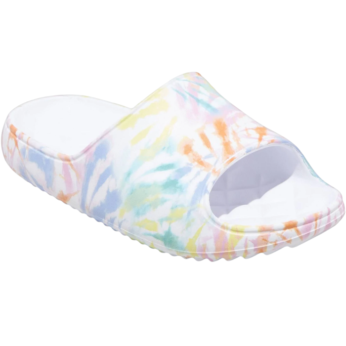 Cat & Jack Big Kids’ Wilder Slip-On Slides Multicolored Tie-Dye 093 093762