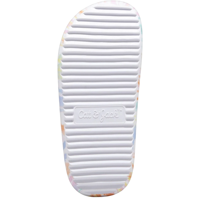 Cat & Jack Big Kids’ Wilder Slip-On Slides Multicolored Tie-Dye 093 093762