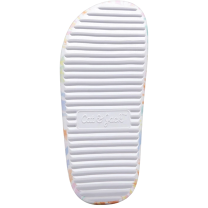 Cat & Jack Big Kids’ Wilder Slip-On Slides Multicolored Tie-Dye 093 093762