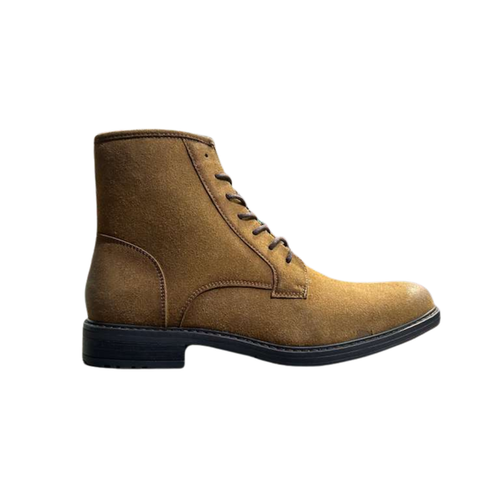 Cliffs Men's Wyatt Lace-Up Ankle Boot – Brown Suede