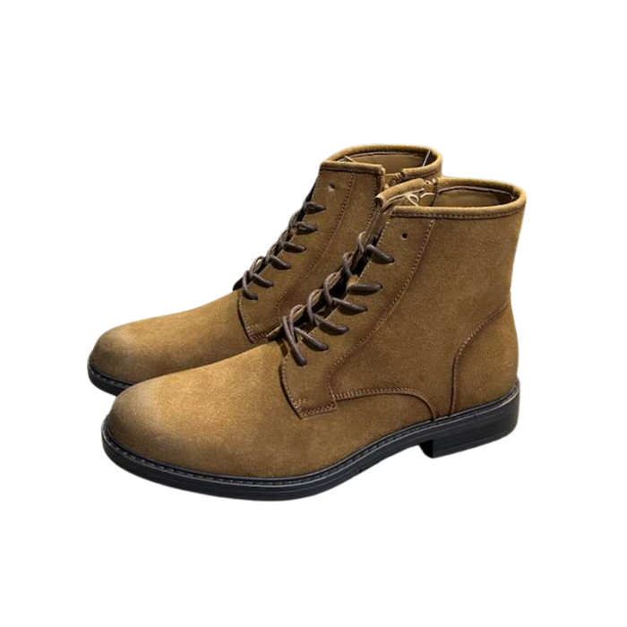 Cliffs Men's Wyatt Lace-Up Ankle Boot – Brown Suede